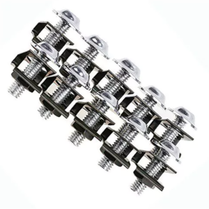 pazari4all -10 τεμάχια διακοσμητικές βίδες M6 6mm Yamaha Honda Suzuki KTM Ασημί