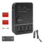 pazari4all -Inverter Αυτοκινήτου 200W για Μετατροπή 12V – 24V DC σε 220V AC με 4xUSB Olesson 1661 Μαύρο