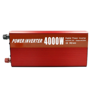 pazari4all -Inverter Αυτοκινήτου Τροποποιημένου Ημιτόνου 4000W για Μετατροπή 12V DC σε 220V AC HL 18668-26