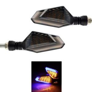 pazari4all -Φλας Μοτοσυκλέτας 22 SMD Κίτρινο και Μπλε LED 2τμχ D-200