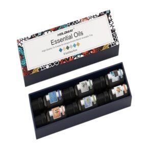 pazari4all -Σετ Αιθέρια Αρωματικά Έλαια 6 γεύσεις x 10ml KP-2090-6 για αρωματοθεραπεία