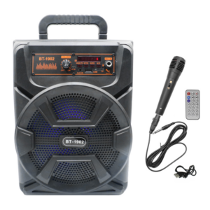 pazari4all -Φορητό Ασύρματο Ηχείο 8” Bluetooth με Μικρόφωνο BT-1902