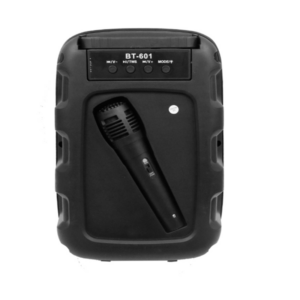 pazari4all -Φορητό Ασύρματο Ηχείο 2 x 6.5″ Bluetooth FM, USB, TF, AUX 15W με TWS BT-601 Μαύρο