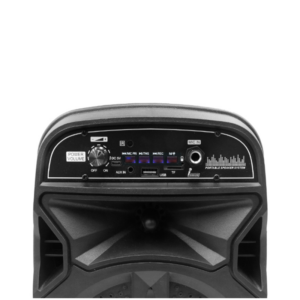 Φορητό Ηχείο Καραόκε με Μικρόφωνο Σύστημα Karaoke 6.5″ 15W Bluetooth με Ενσύρματο Μικρόφωνο και FM, USB, AUX, TF BT-6107 Μαύρο
